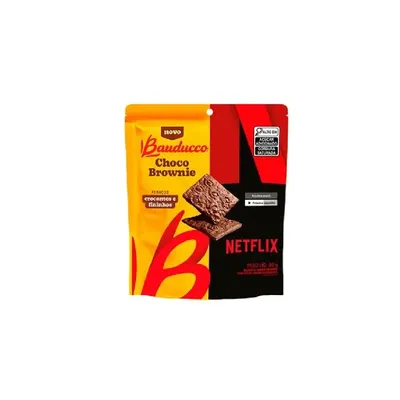 Biscoito Bauducco Chocolate Com Gotas De Chocolate Choco Brownie Netflix Pouch 80gr